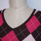 Argyle Knit Sweater