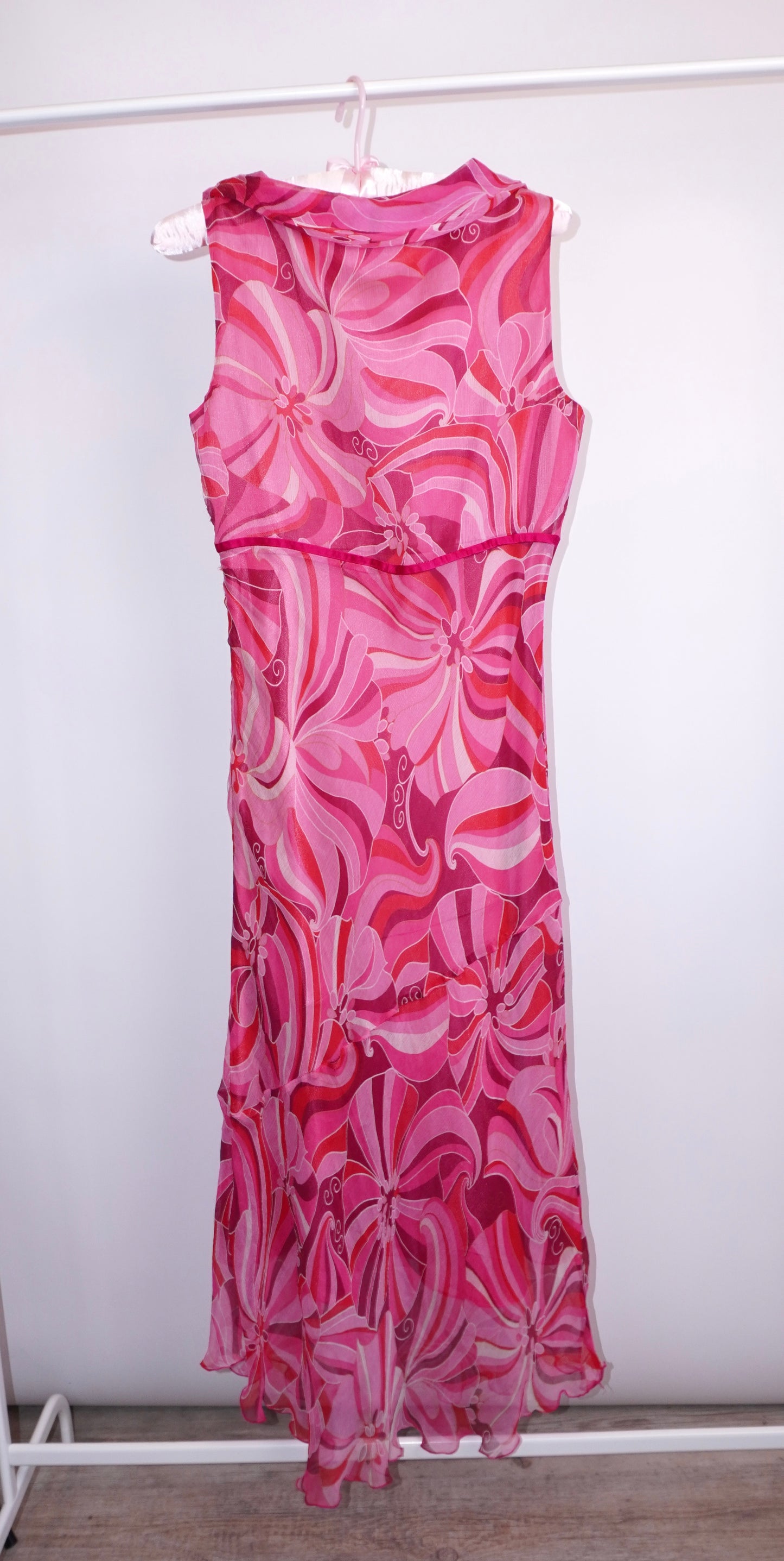Silk Swirl Dress (S)