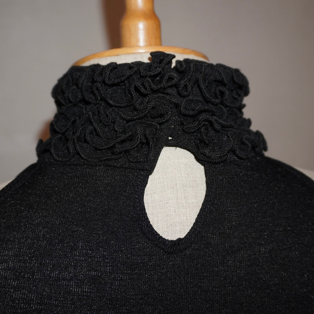 Ruffle Neck Top (S)