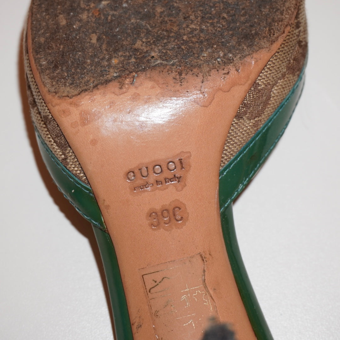 Gucci Monogram Mules (39)