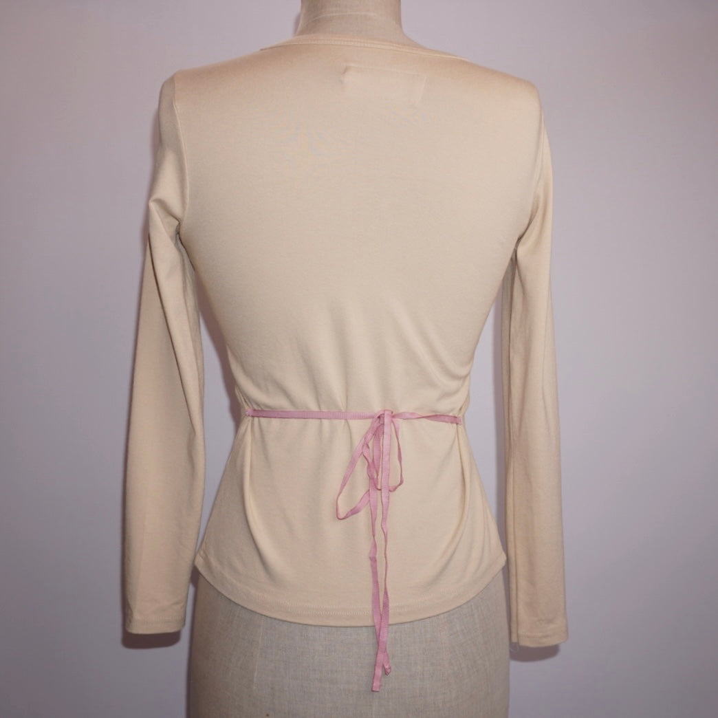 Tie Cardigan Top (S)