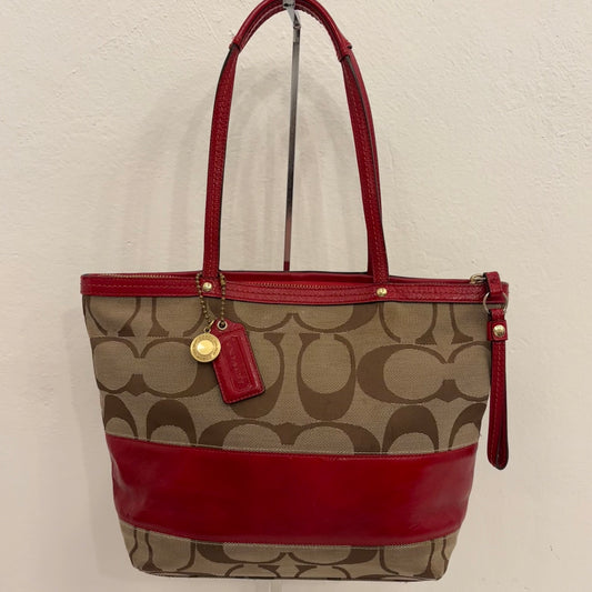 Coach Monogram Purse red