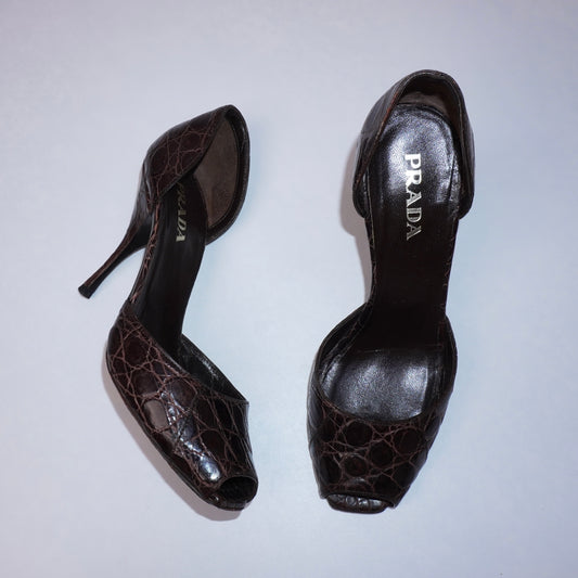 Prada Croc Heels (37)