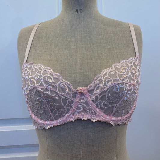 Pink Lace Bra (80C)