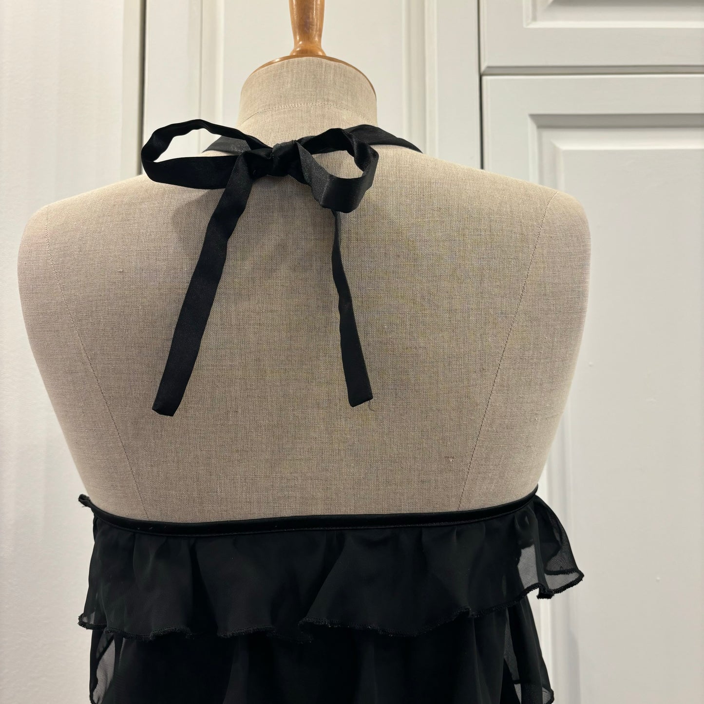 Ruffle Halterneck Dress (XS)