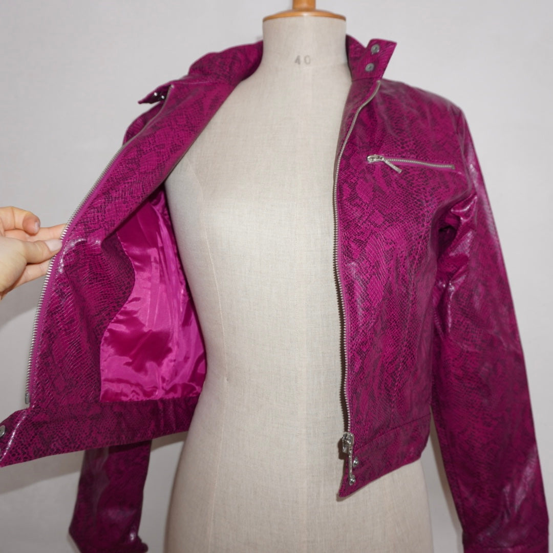 Snakeskin Print Jacket (M)