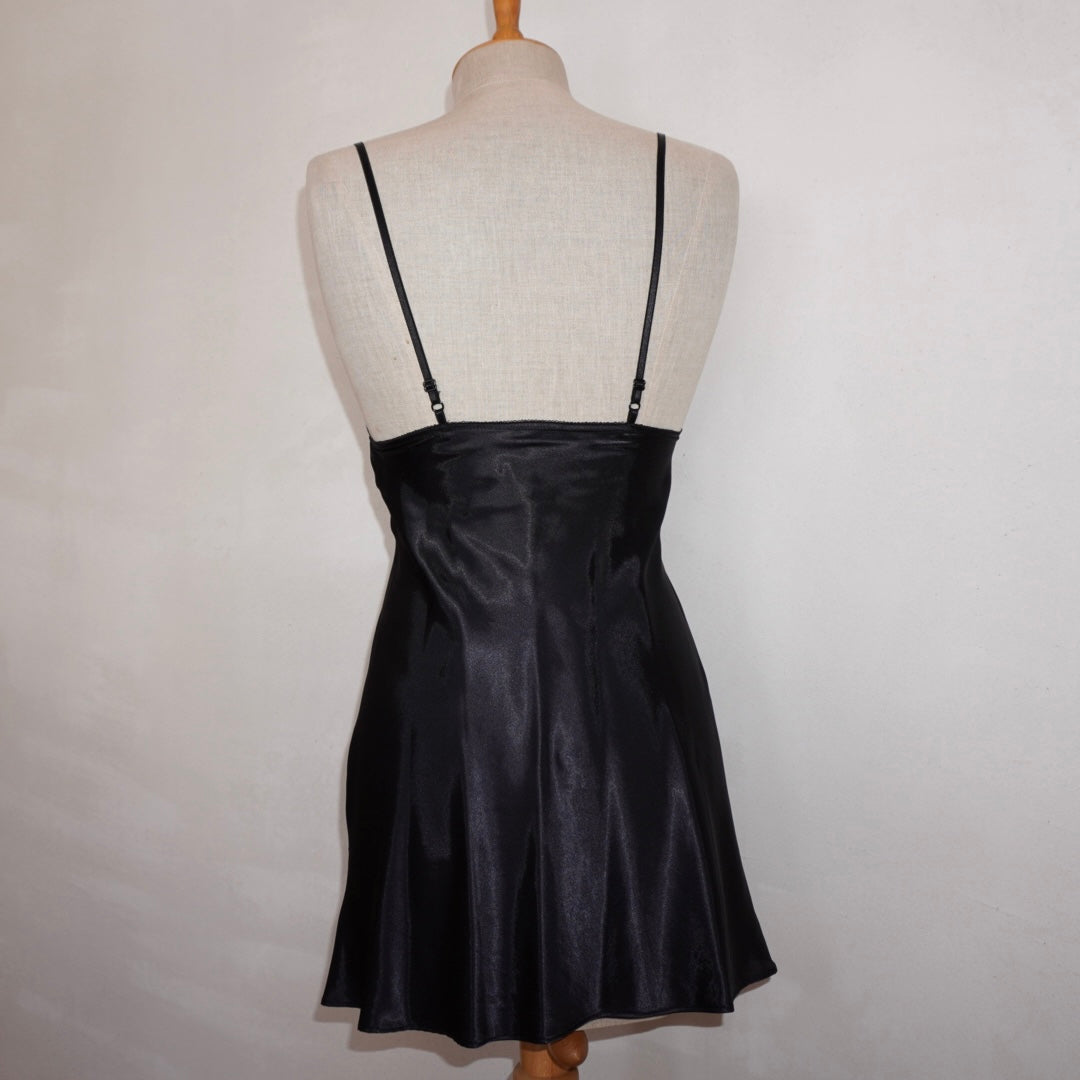 Satin Slip Dress (XS)