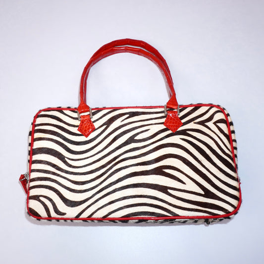 Zebra Calfhair Purse