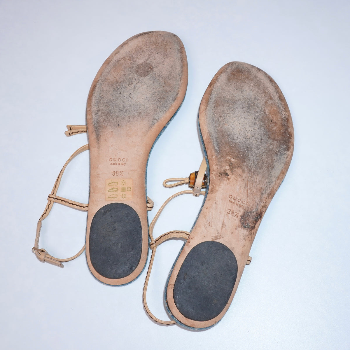 Gucci Denim Sandals (38)