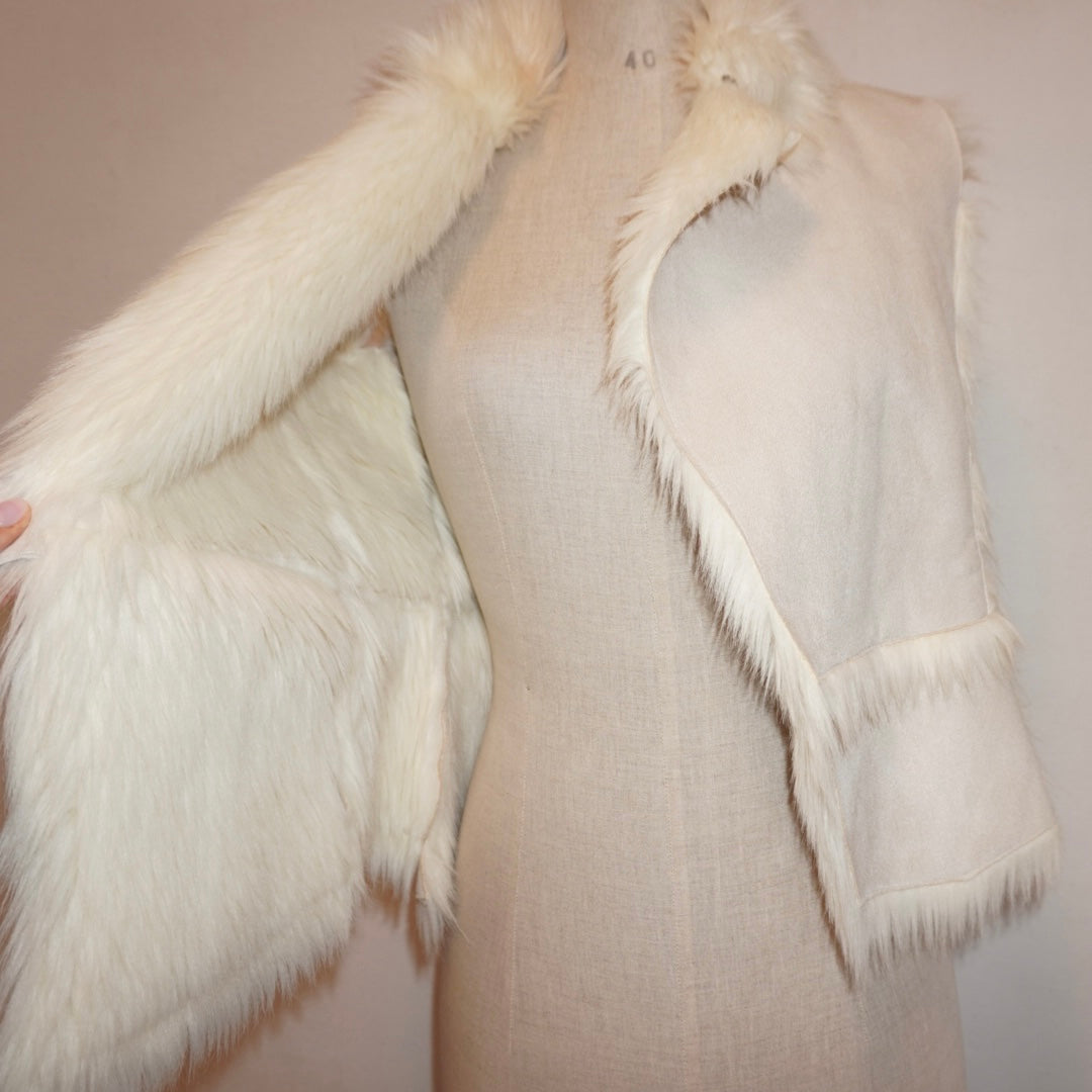 Faux Fur Vest (S)