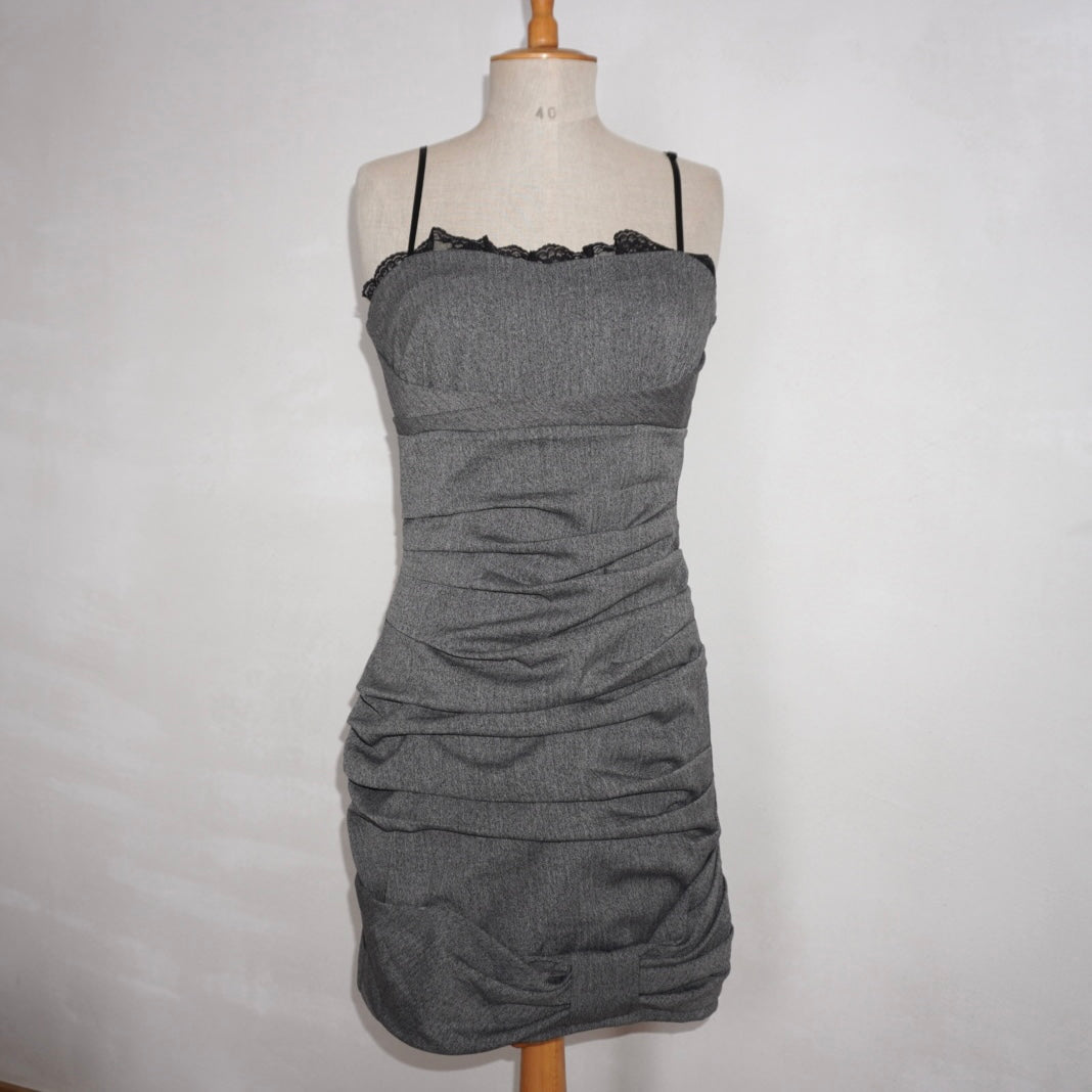 Ruched Lace Dress (M)