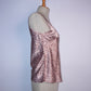 Leopard satin top (M)