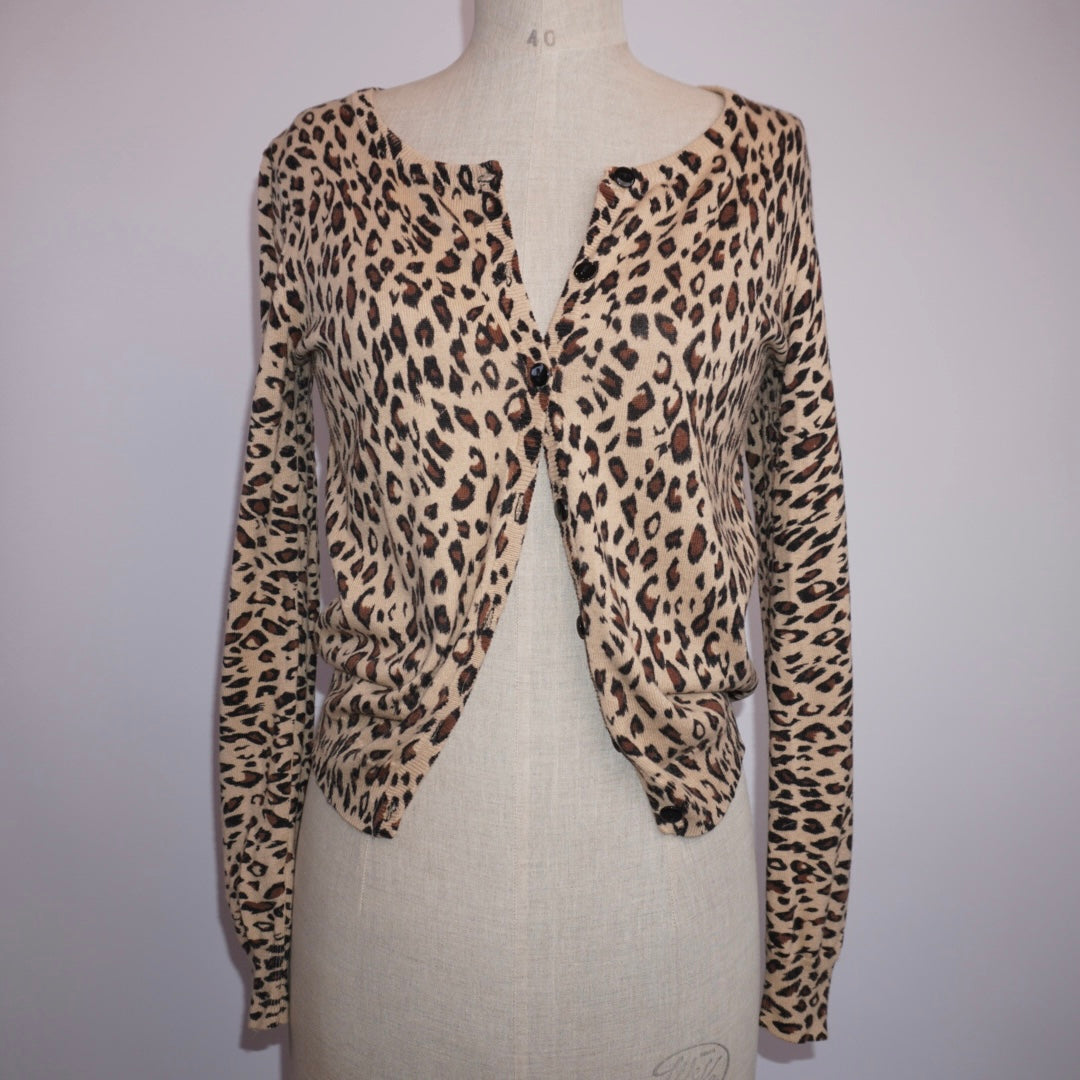 Leopard Cardigan (M)
