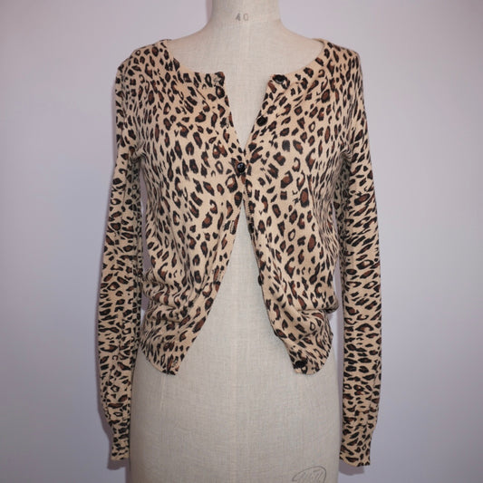 Leopard Cardigan (M)