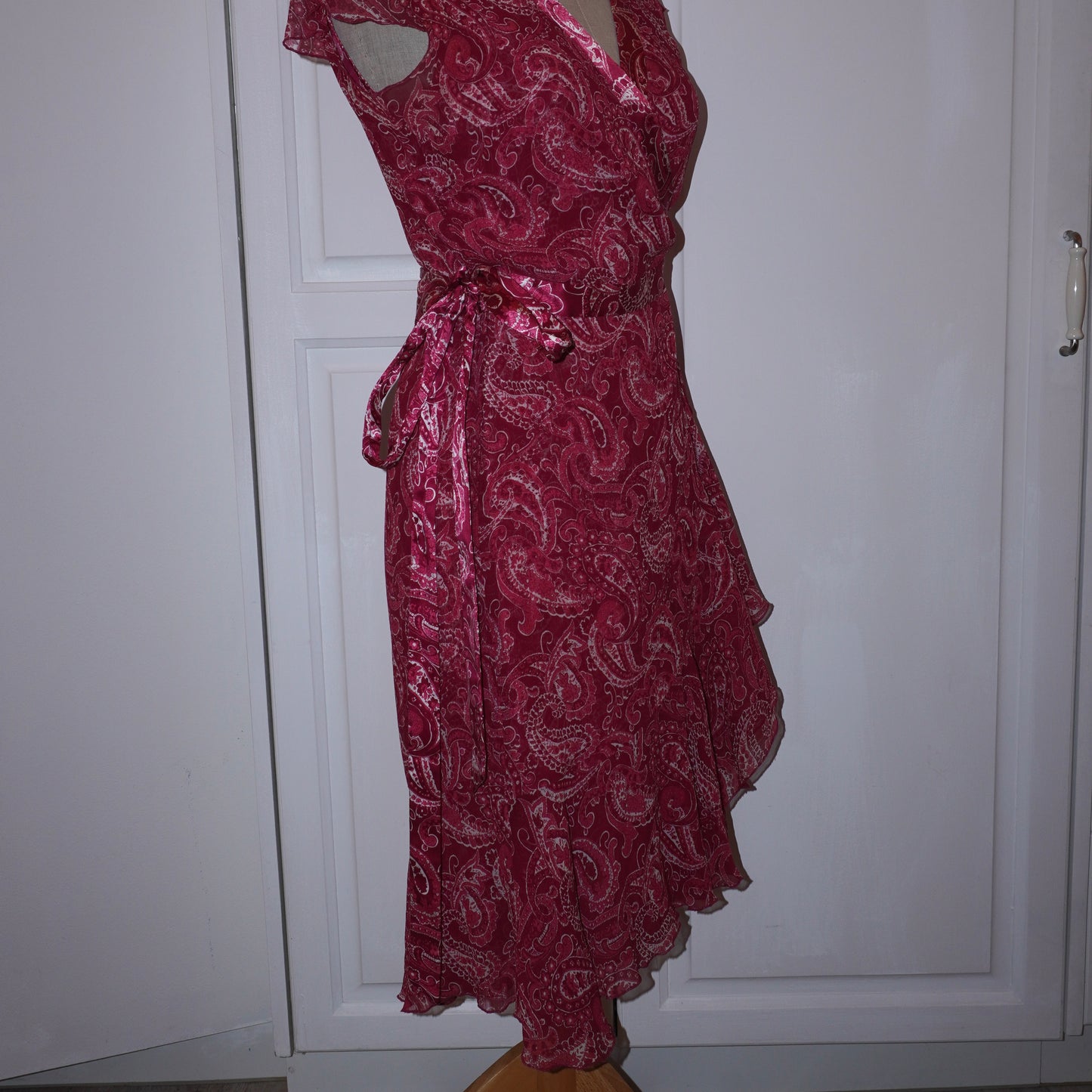 Silk Wrap Dress (S)