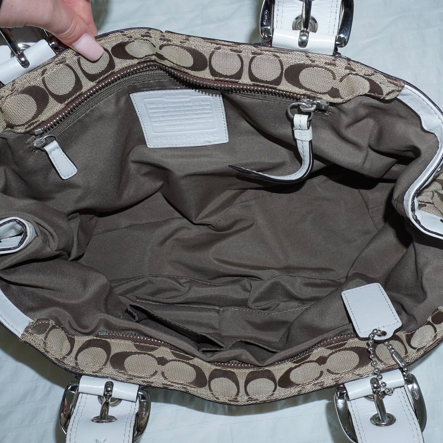 Coach Monogram Tote Purse