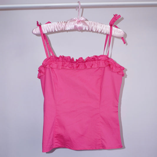 Ruffle Tie Top (XS)