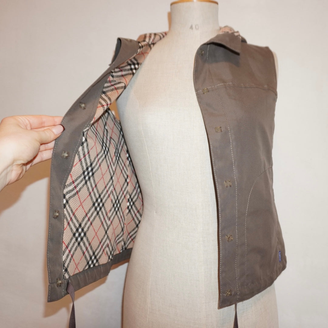 Burberry Khaki Vest (XS)