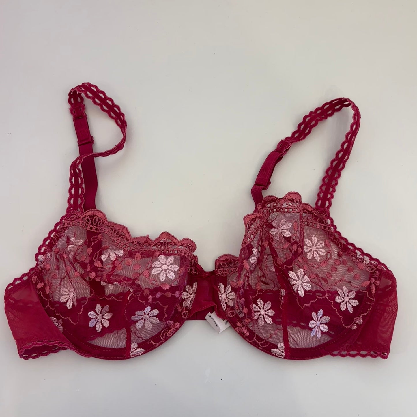 Floral Lace Bra (80C)