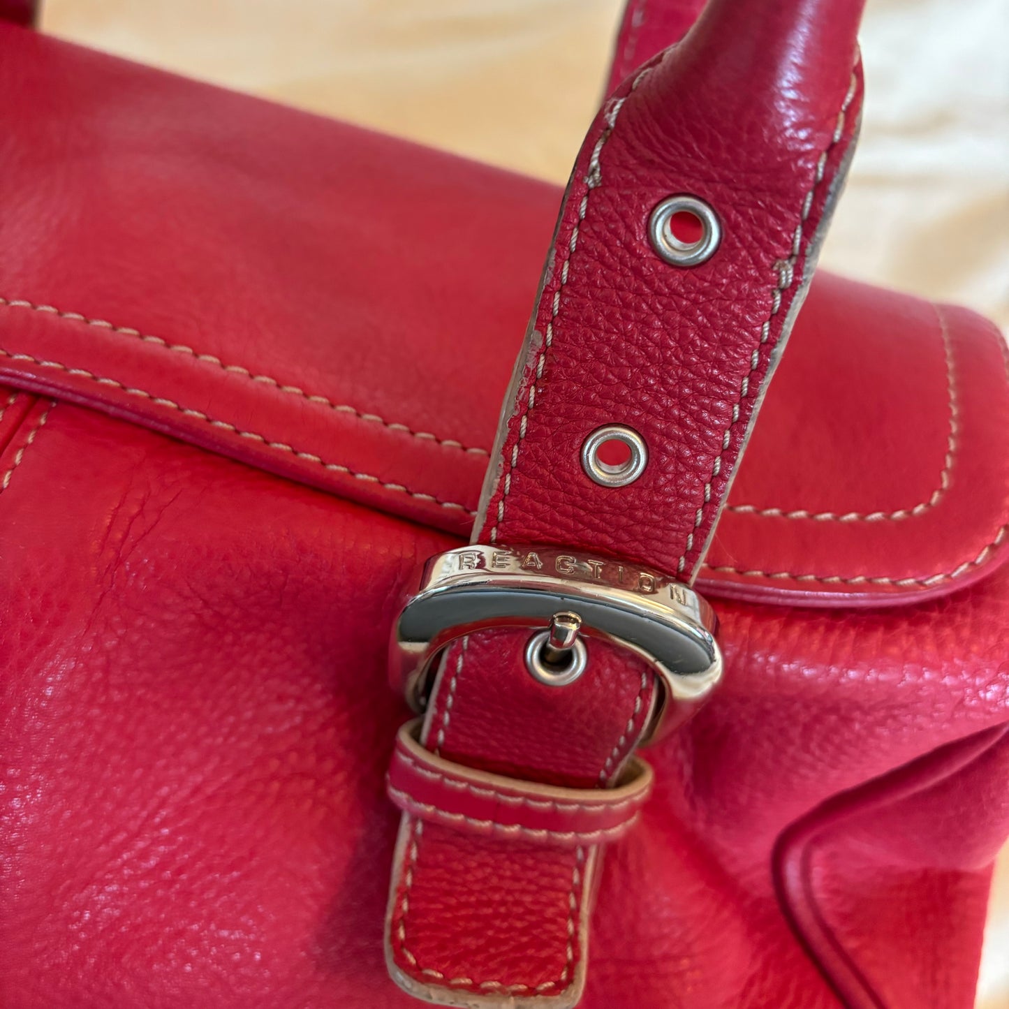 Red Leather Purse