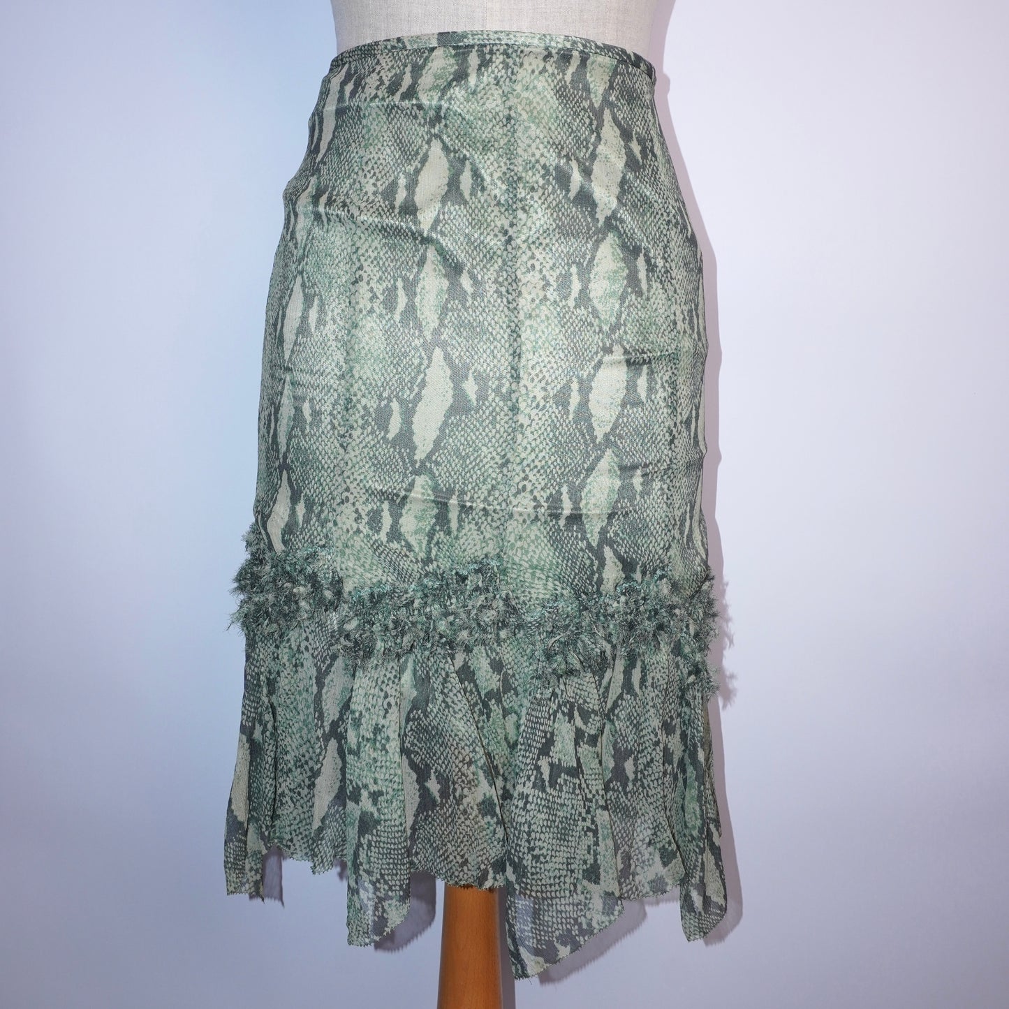 Silk Ruffle Skirt (XS)