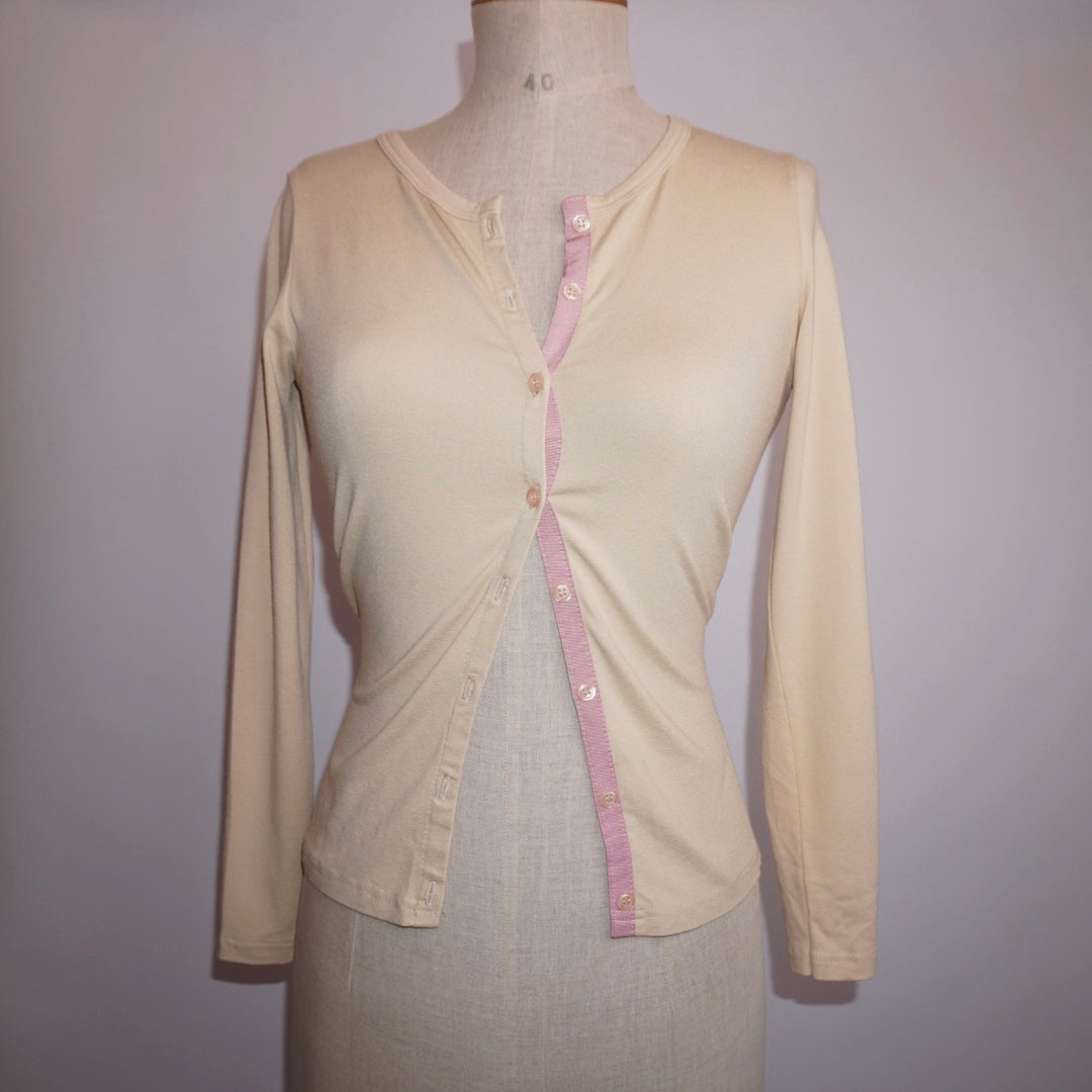 Tie Cardigan Top (S)