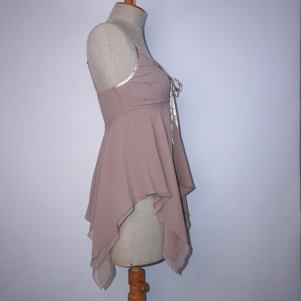 5 Silk Rhinestone Top (S)