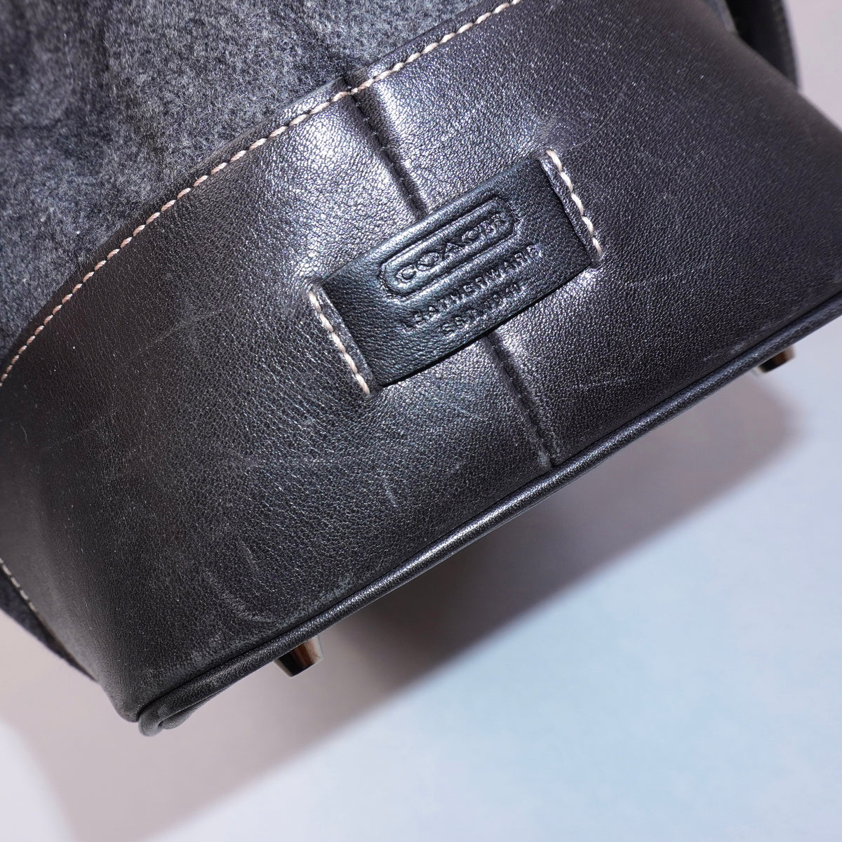 Coach Wool Monogram Purse