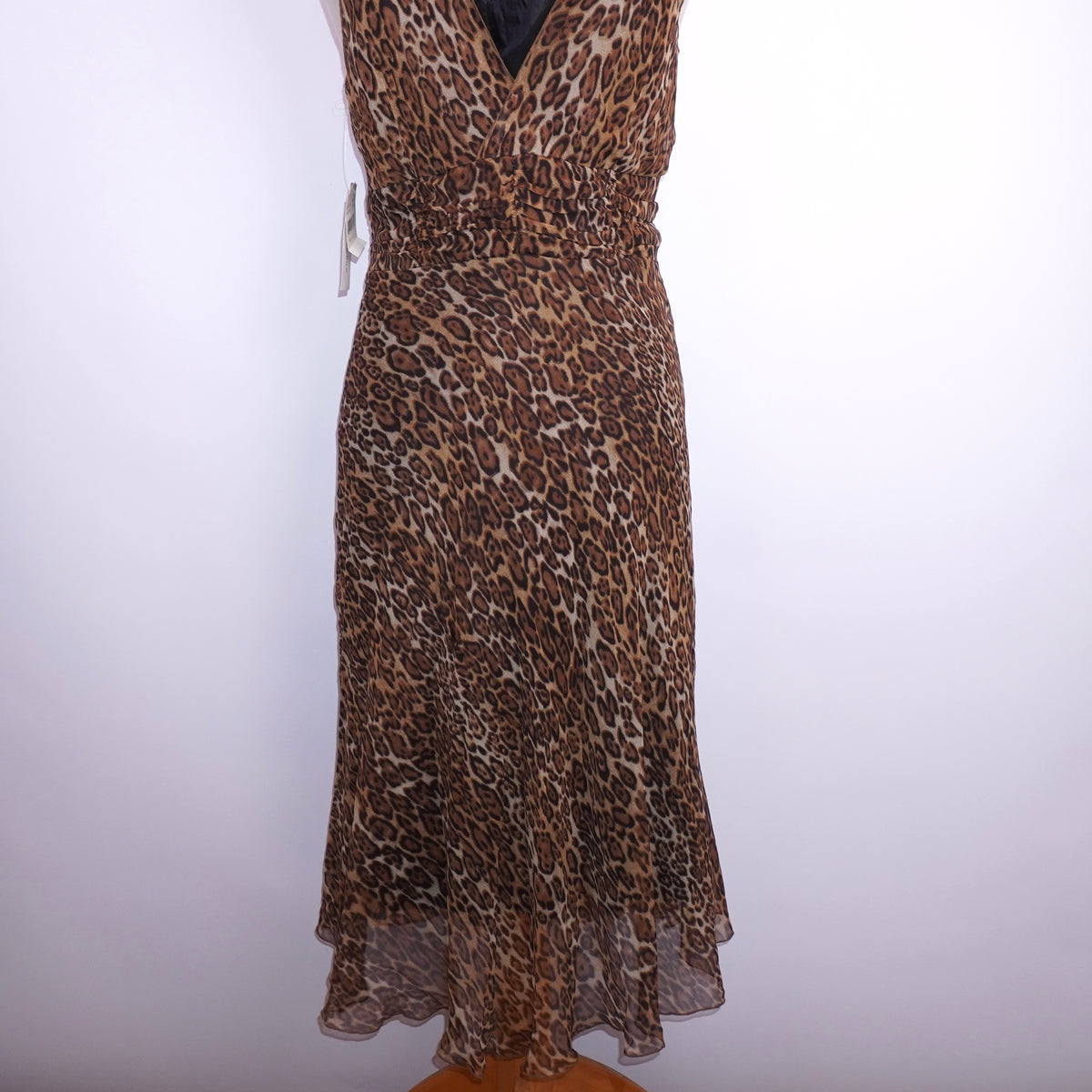 Silk Leopard Dress (XL)