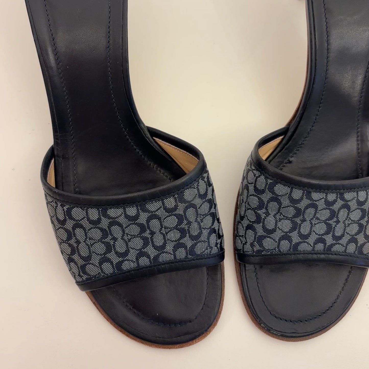 Coach Monogram Mules (38.5)