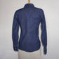 Denim Ruffle Blouse (M)