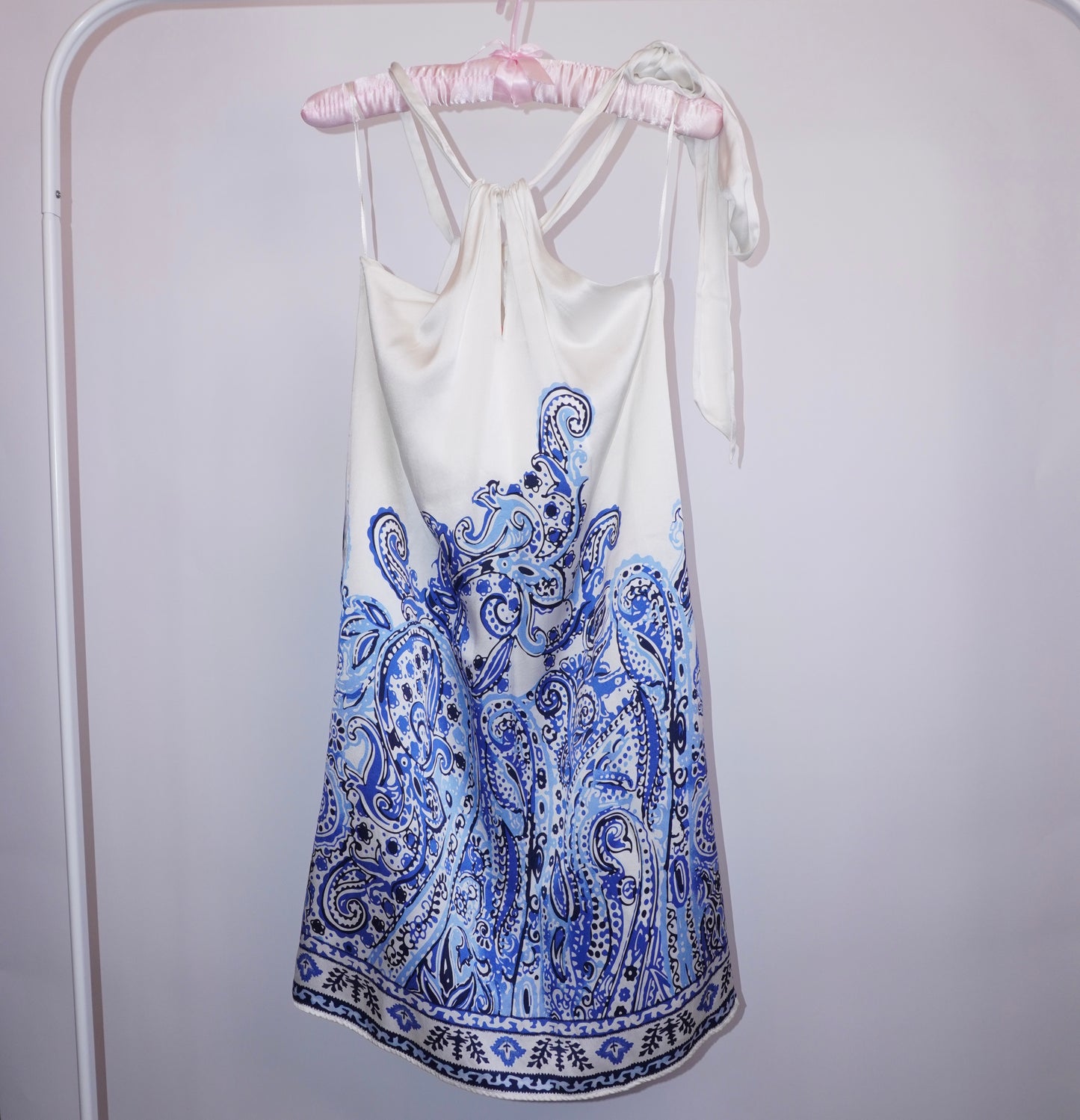 Silk Paisley Dress (S)