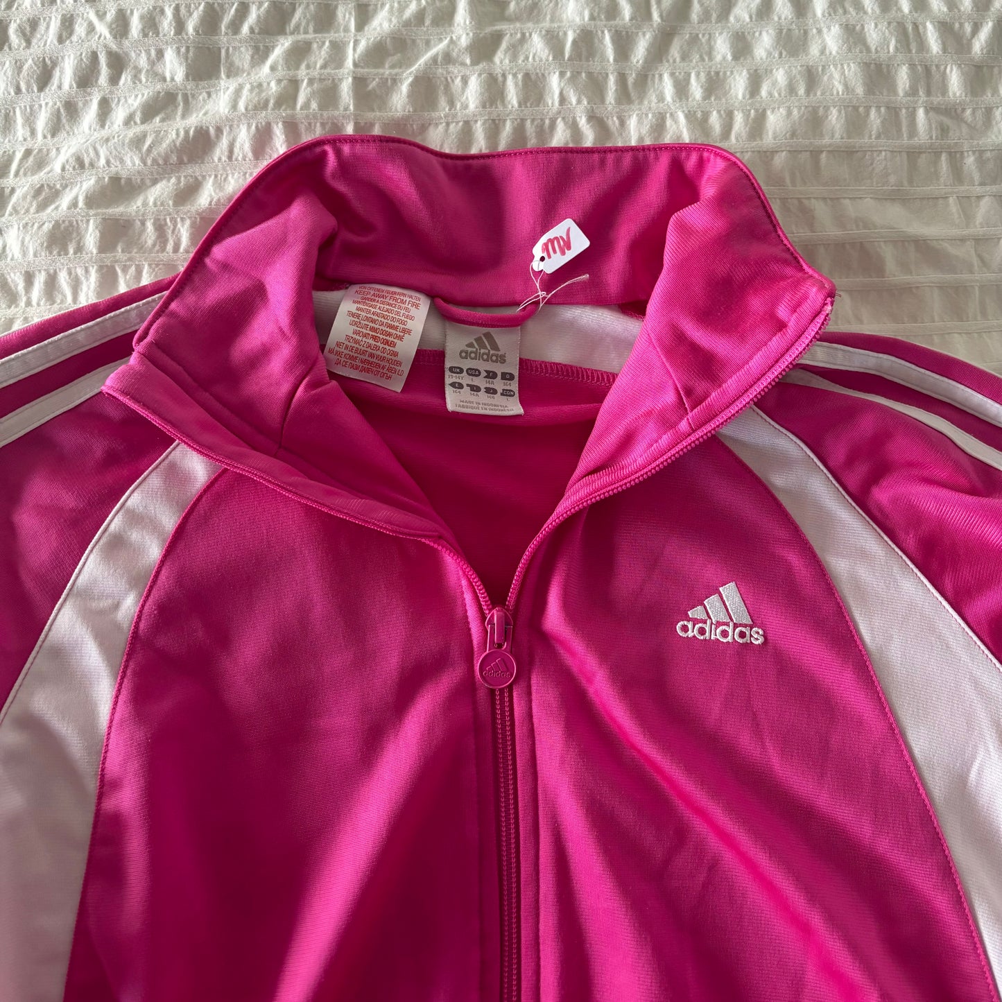 Adidas Pink Tracksuit Jacket (S)