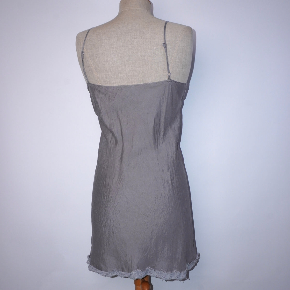 Silk Slip Dress (S)