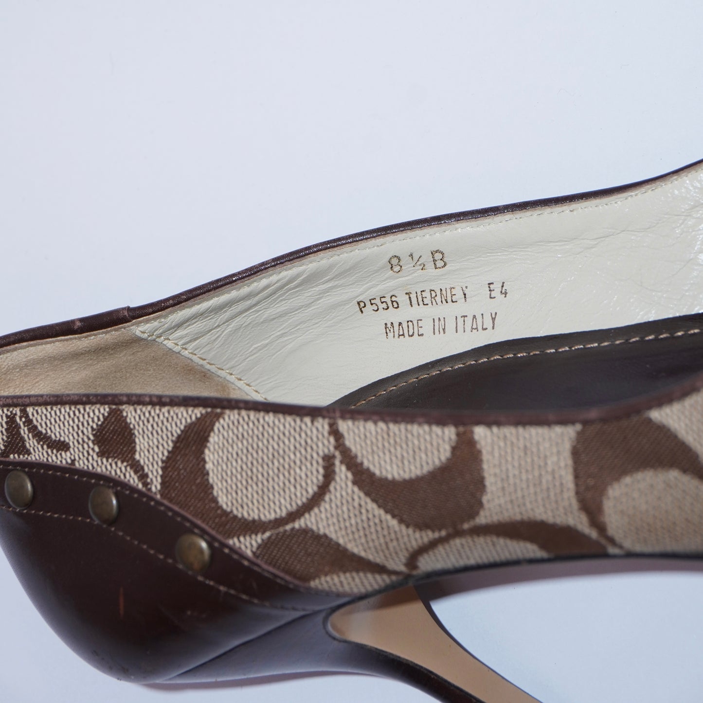 Coach Monogram Heels (38.5)