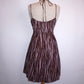 Zebra Print Sequin Dress (M)