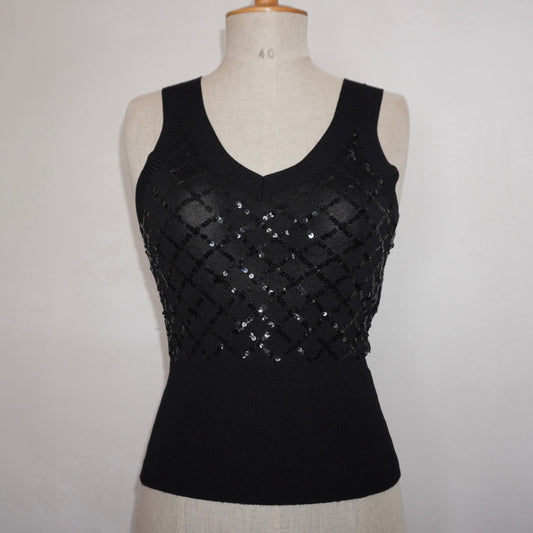 Sequin Knit Top (S)