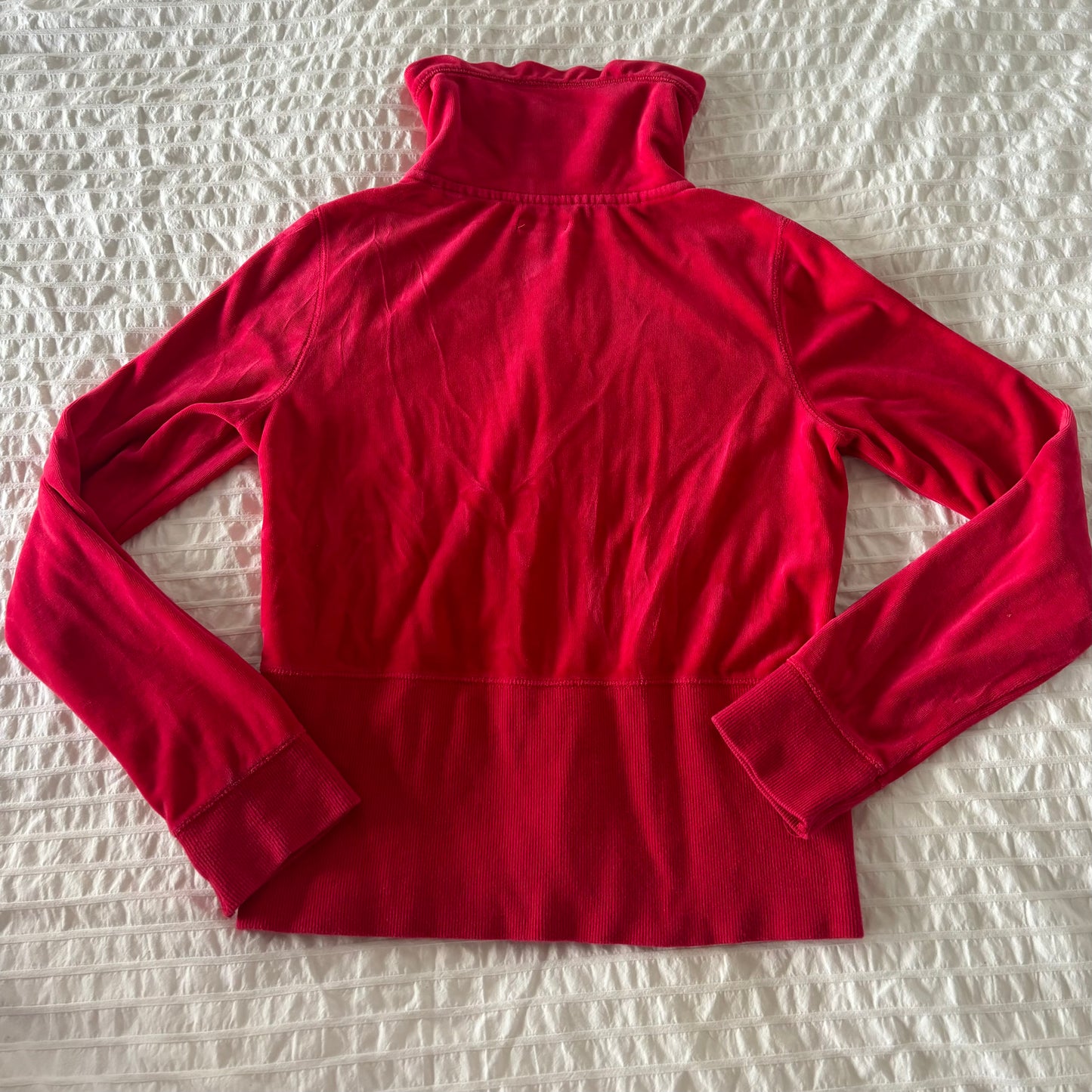 Guess Red Velour Jacket (S/M)