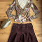 Brown Corduroy Skirt (S)