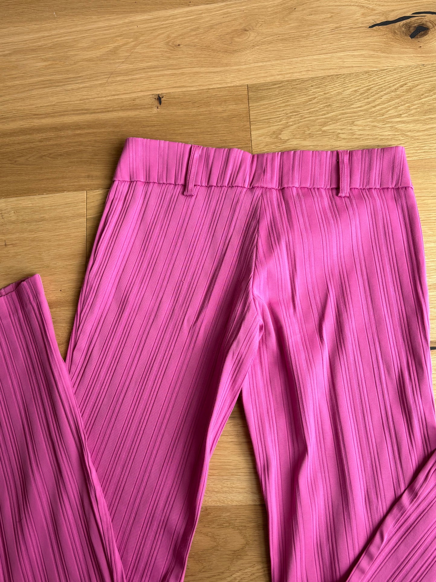 Pink Bootcut Trousers (S)