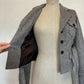 Herringbone belted blazer (XS)