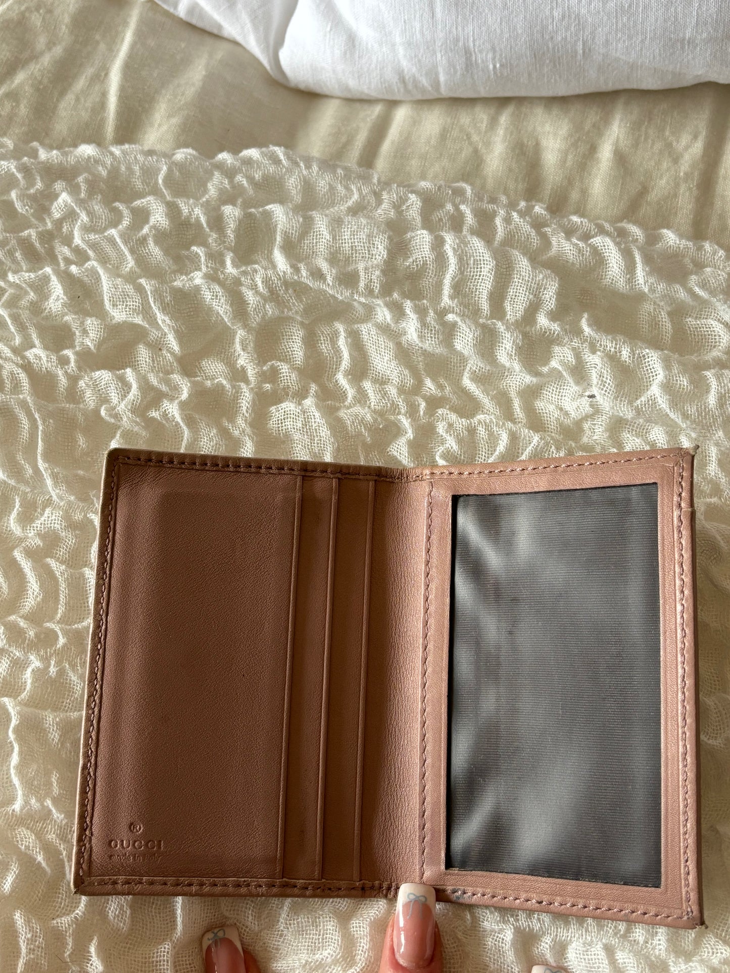 Gucci Guccissima Pink Wallet