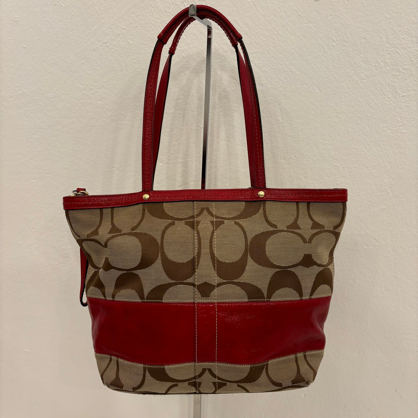 Coach Monogram Purse red