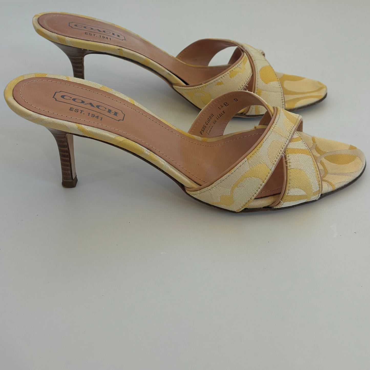 Coach Monogram Mules (38)