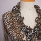 Pleated Ruffle Blouse (M)