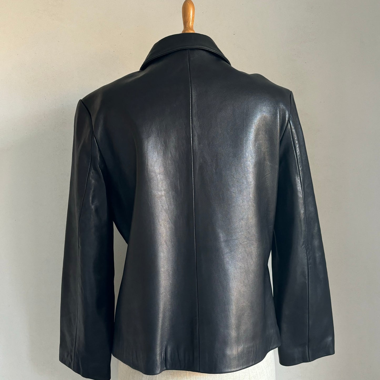 Black Leather Jacket (M)