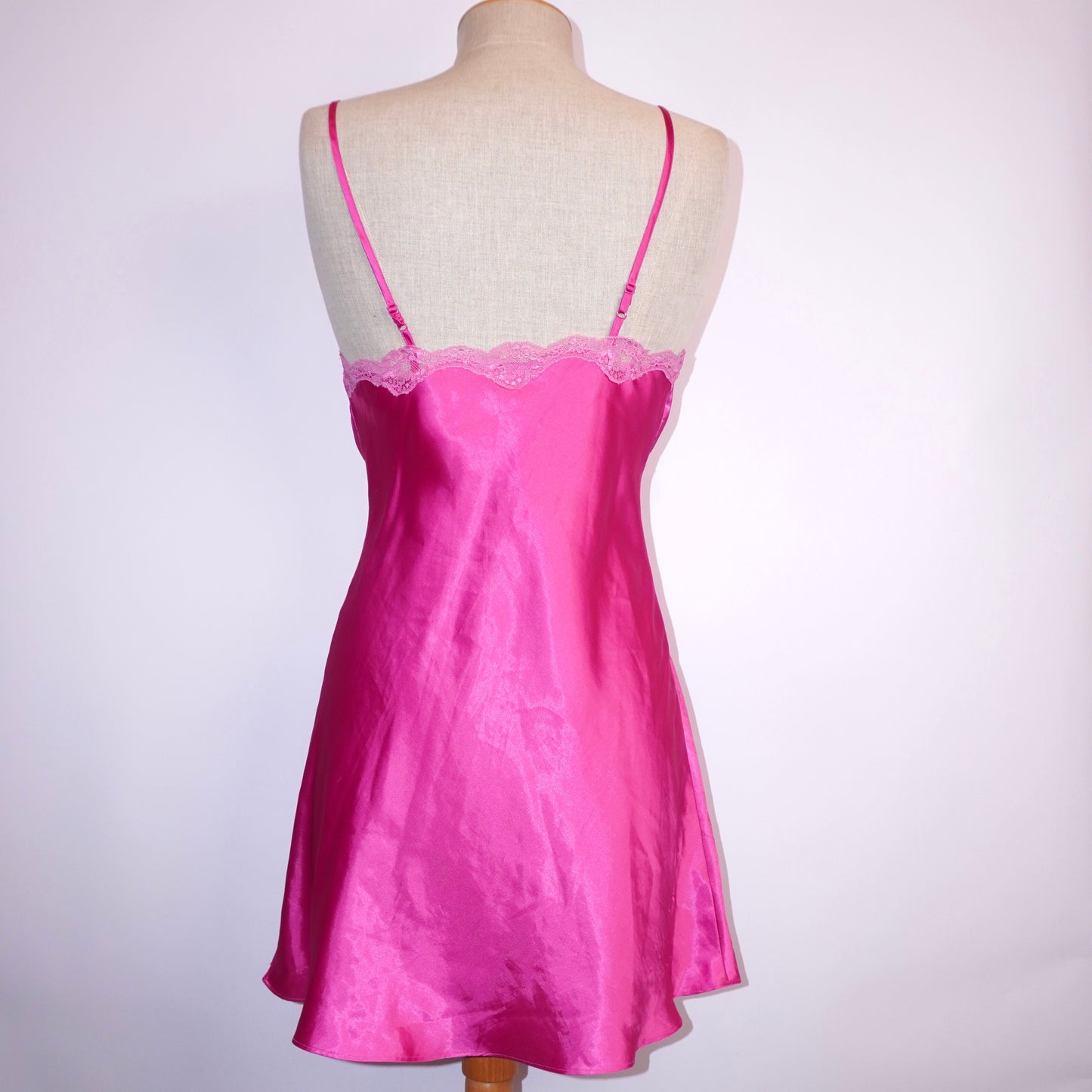 Satin slip dress (S)