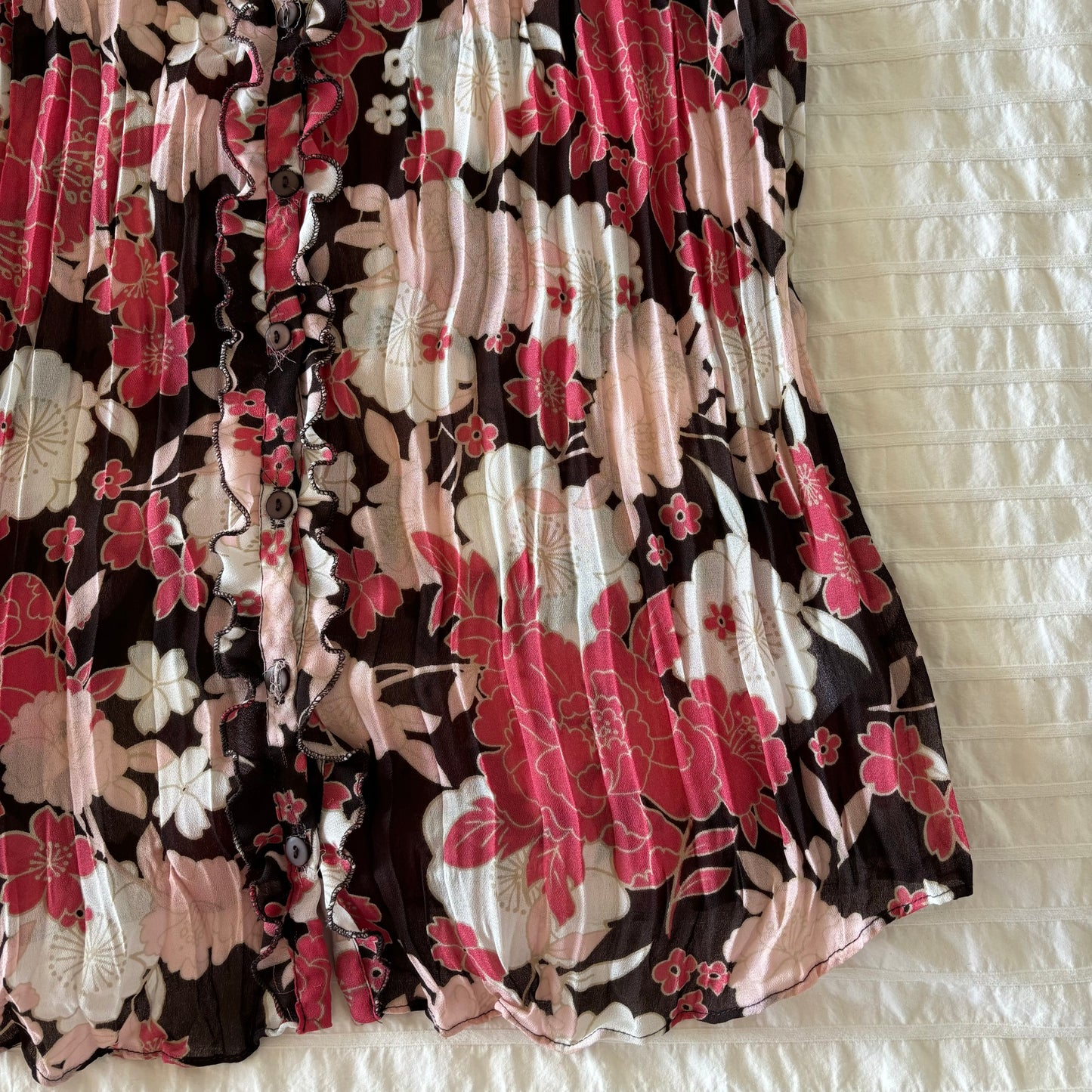 Floral Ruffle Top (M)