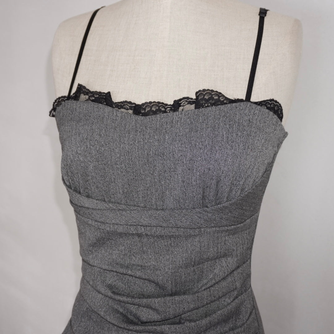 Ruched Lace Dress (M)