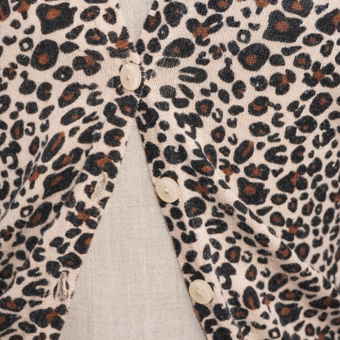 Leopard Cardigan (S)